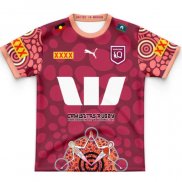 Camiseta Ninos Queensland Maroons Rugby 2024 Indigena