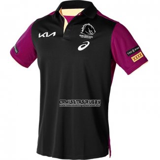 Camiseta Polo Brisbane Broncos Rugby 2024