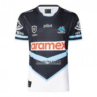 Camiseta Cronulla Sutherland Sharks Rugby 2025 Segunda