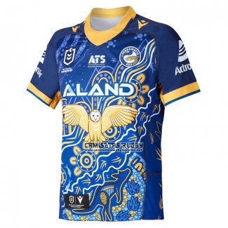 Camiseta Parramatta Eels Rugby 2024 Indigena