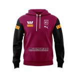 Sudaderas con Capucha Queensland Maroons Rugby 2024 Rojo Negro