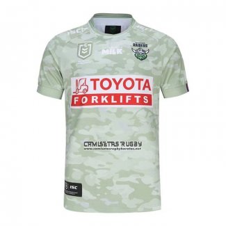 Camiseta Canberra Raiders Rugby 2024 ANZAC