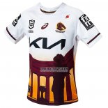Camiseta Brisbane Broncos Rugby 2024 ANZAC