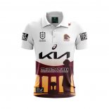 Camiseta Polo Brisbane Broncos Rugby 2024 ANZAC